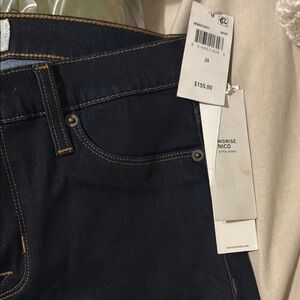 Hudson Midrise Nico Super Skinny Jeans - Dark Wash